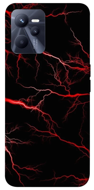 Чехол на Realme C35 Красная молния фото 1 из 1