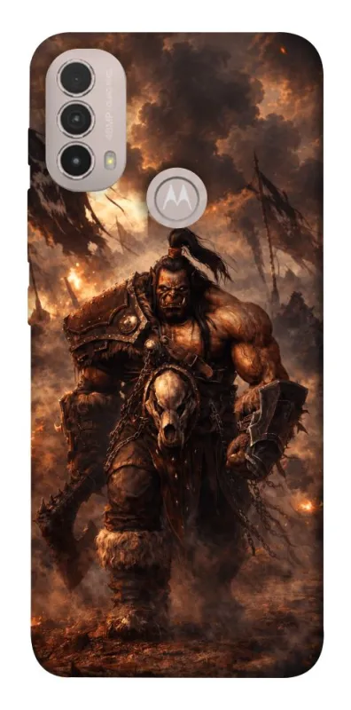Чехол на Motorola Moto E40 Grommash Hellscream фото 1 из 1