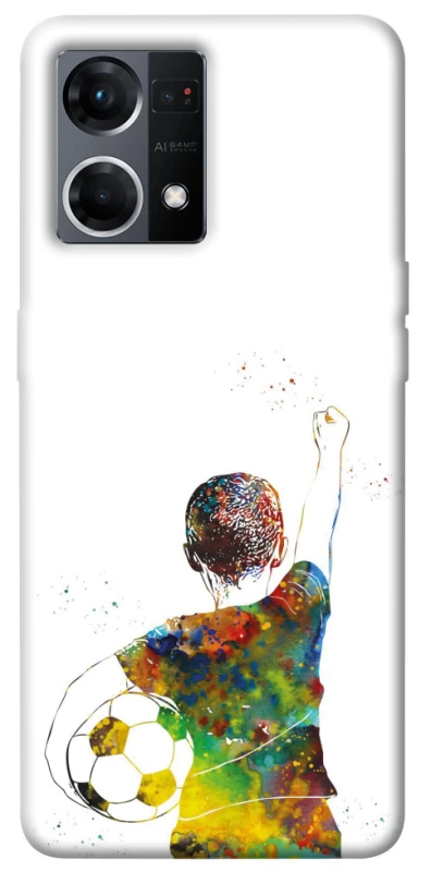 Чехол на Oppo Reno 7 4G Football Kids фото 1 из 1