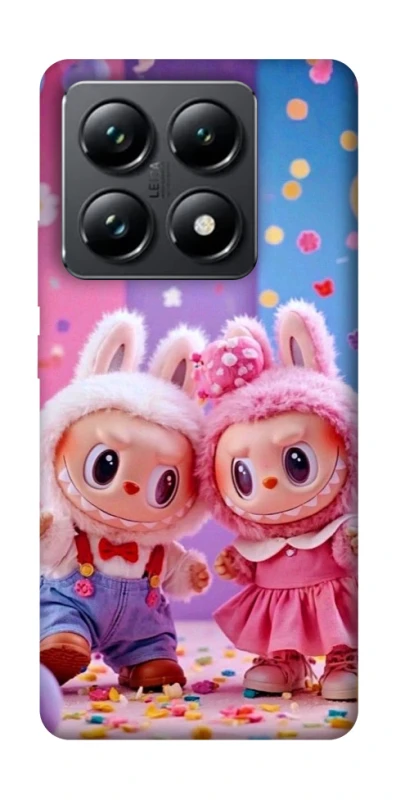 Чохол на Xiaomi 14T Pro Labubu twins ver.3 фото 1 з 1