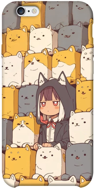 Чехол на Apple iPhone 6/6s plus (5.5") Like a cat фото 1 из 1