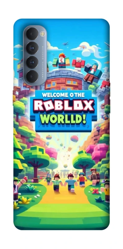 Чохол на Oppo Reno 4 Pro Roblox World фото 1 з 1