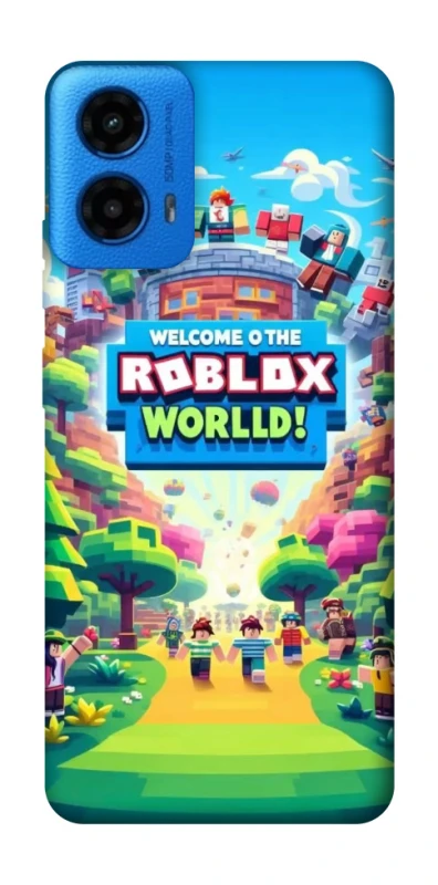 Чохол на Motorola Moto G45 Roblox World фото 1 з 1