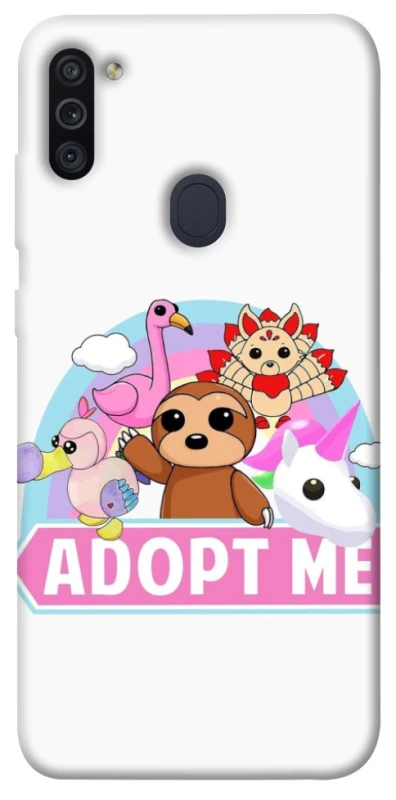 Чехол на Samsung Galaxy M11 Adopt Me Pets Logo фото 1 из 1