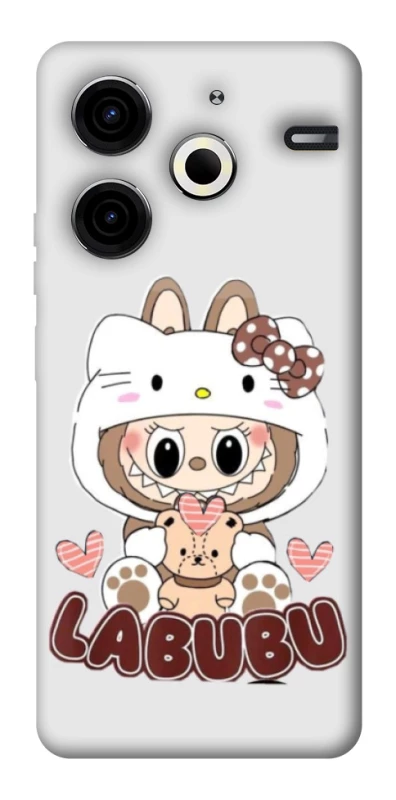 Чохол на TECNO Pova 6 Neo (LI6) Hello Kitty Labubu фото 1 з 1