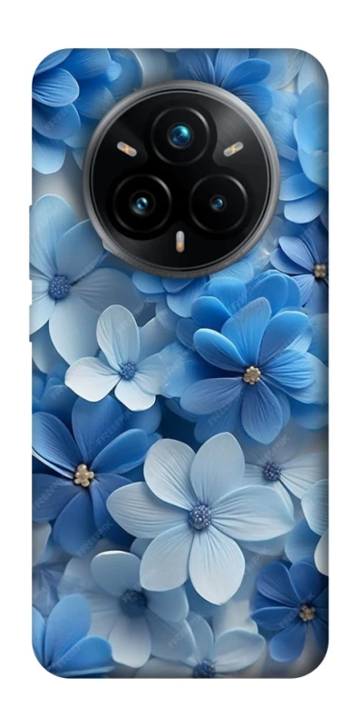 Чехол на Realme 14 Pro+ Синие цветы фото 1 из 1