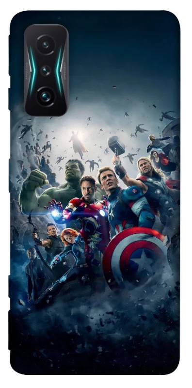 Чохол на Xiaomi Redmi K50 Gaming Marvel heroes фото 1 з 1