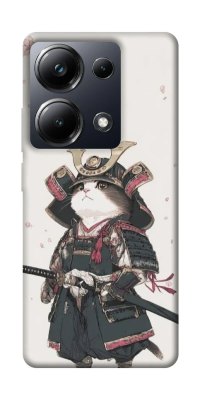 Чохол на Xiaomi Poco M6 Pro 4G Samurai Cat Warrior фото 1 з 1