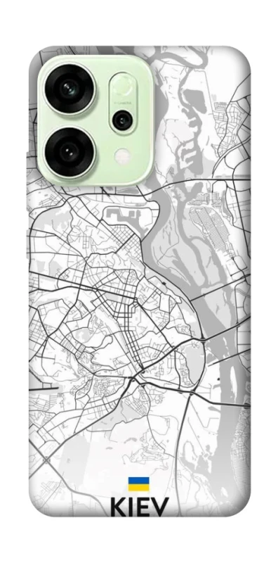 Чохол на Oppo Reno 14 Kiev white map фото 1 з 1