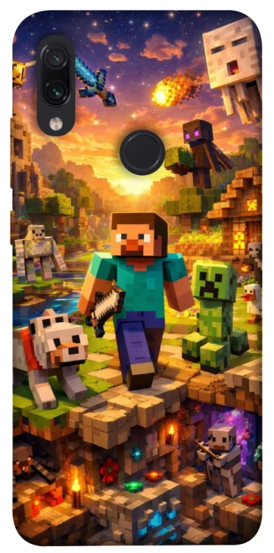 Чохол на Xiaomi Redmi Note 7 / Note 7 Pro / Note 7s Minecraft v6 фото 1 з 1