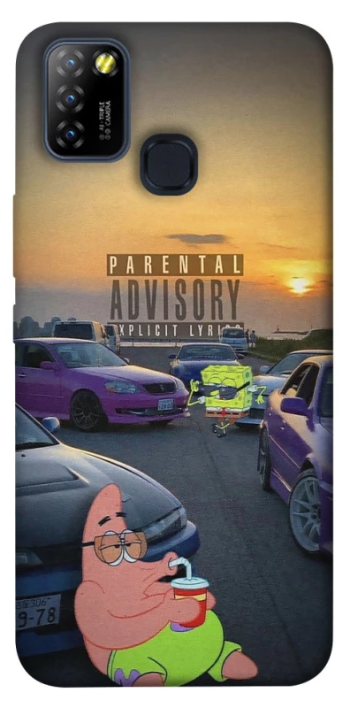 Чохол на Infinix Hot 10 Lite Патрік на перегонах фото 1 з 1