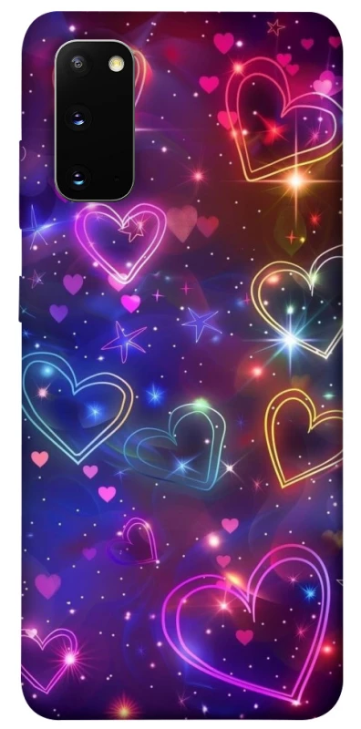 Чохол на Samsung Galaxy S20 Drawn hearts фото 1 з 1