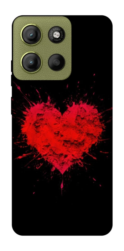 Чохол на Motorola Moto G15 4G Splash heart фото 1 з 1