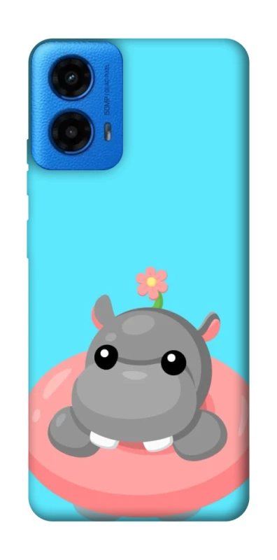 Чехол на Motorola Moto G45 Adopt Me Hippo Floatie фото 1 из 1