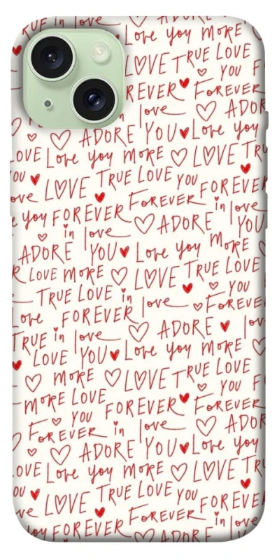 Чехол на Apple iPhone 15 Plus (6.7") Love aesthetic ver.4 фото 1 из 1