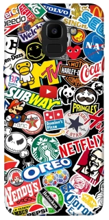 Чехол на Samsung J600F Galaxy J6 (2018) brands фото 1 из 1