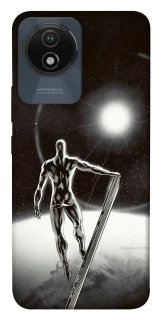 Чехол на Vivo Y02 Серебряный сёрфер фото 1 из 1