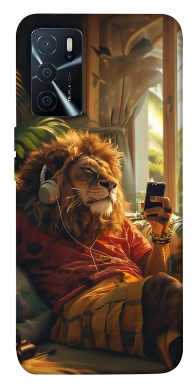 Чехол на Oppo A16s / A16 Лев v2 фото 1 из 1
