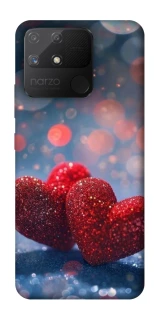 Чохол на Realme Narzo 50A Red hearts фото 1 з 1