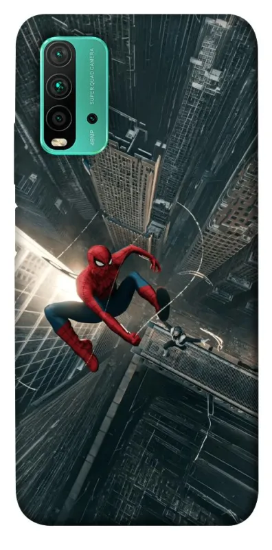 Чехол на Xiaomi Redmi Note 9 4G / Redmi 9 Power Spider Man ver.4 фото 1 из 1
