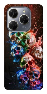 Чохол на TECNO Spark 20 Pro Skulls фото 1 з 1