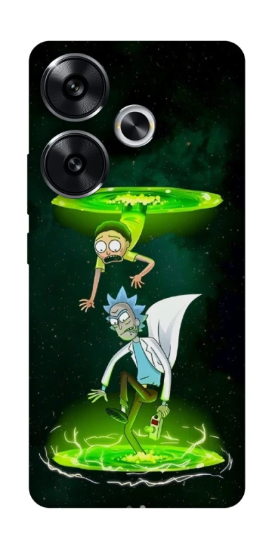 Чохол на Xiaomi Poco F6 Rick and Morty фото 1 з 1