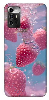 Чохол на ZTE Blade A72 Полуниця в воді фото 1 з 1