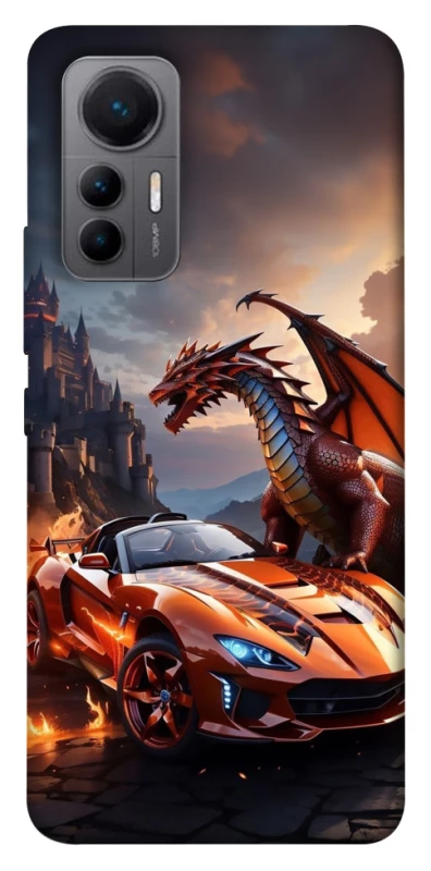 Чохол на Xiaomi 12 Lite Сar and dragon фото 1 з 1