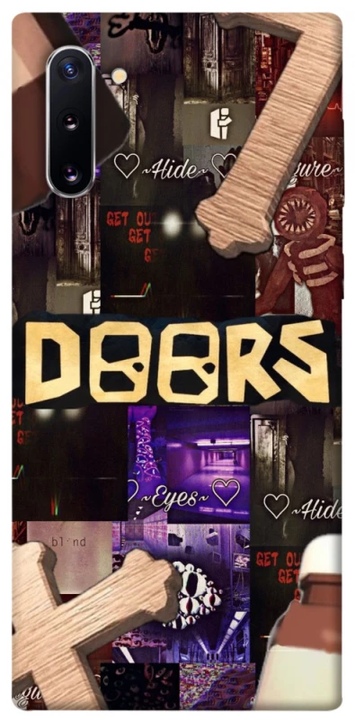 Чехол на Samsung Galaxy Note 10 Roblox doors dark mode фото 1 из 1