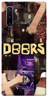 Чехол на Samsung Galaxy Note 10 Roblox doors dark mode фото 1 из 1