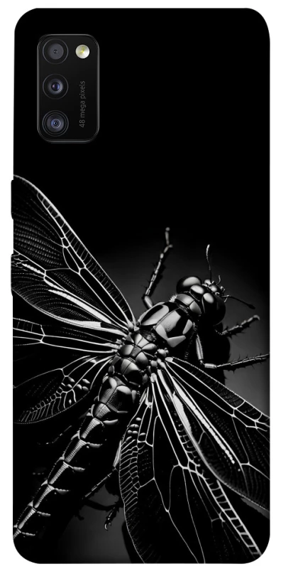 Чехол на Samsung Galaxy A41 Black dragonfly фото 1 из 1