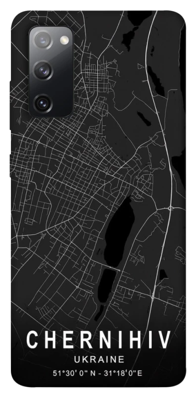 Чехол на Samsung Galaxy S20 FE Chernihiv map фото 1 из 1