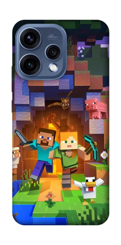 Чехол на Oppo Reno 15 Minecraft game фото 1 из 2