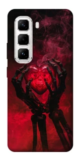 Чехол на Infinix Hot 50 Pro Heart in the hands of a skeleton фото 1 из 1