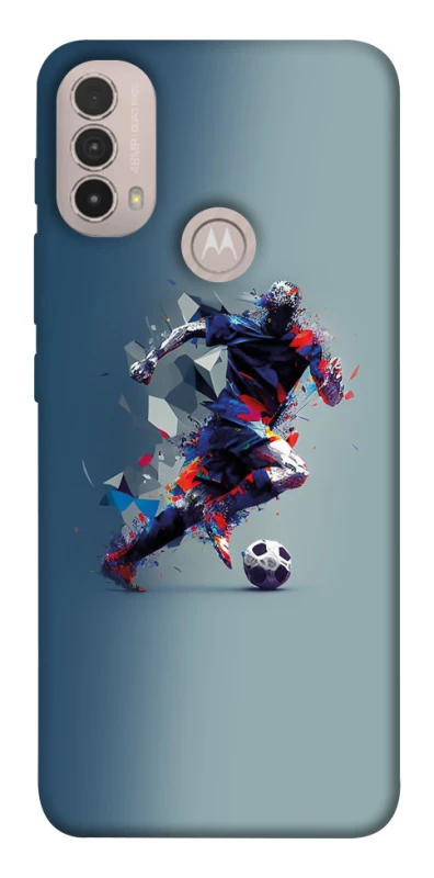 Чехол на Motorola Moto E40 Футболист фото 1 из 1
