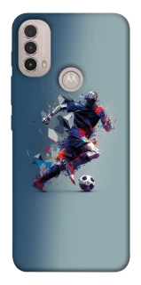 Чехол на Motorola Moto E40 Футболист фото 1 из 1