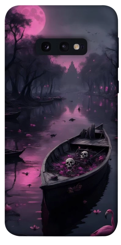 Чохол на Samsung Galaxy S10e Boat and flamingo фото 1 з 1