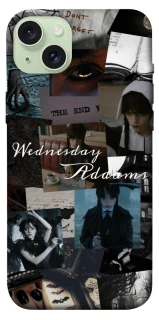 Чехол на Apple iPhone 15 Plus (6.7") Wednesday Collage ver.1 фото 1 из 1