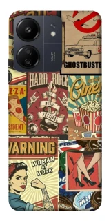 Чохол на Xiaomi Redmi 13C Retro collage ver.2 фото 1 з 1