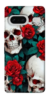 Чохол на Google Pixel 7 skull and rose фото 1 з 1