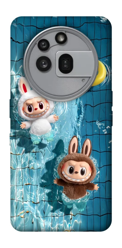 Чехол на Nothing Phone (3a) Pro Labubu in the pool фото 1 из 1