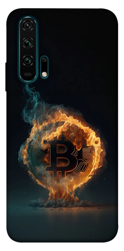 Чохол на Huawei Honor 20 Pro Fire Bitcoin фото 1 з 1