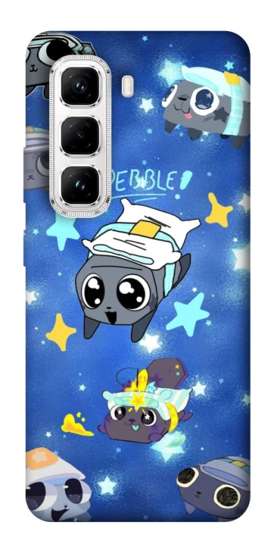 Чохол на Infinix Hot 50 Pro Pebble kitten stars фото 1 з 1