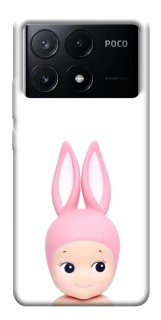 Чехол на Xiaomi Poco X6 Minimal Bunny Peek фото 1 из 1