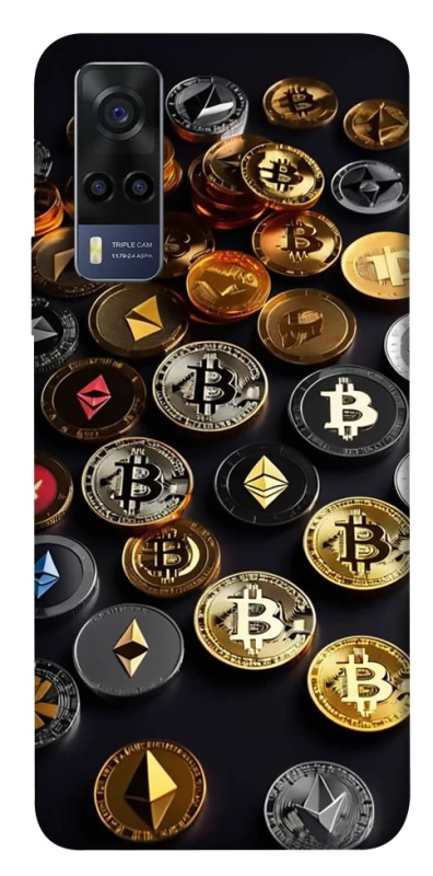 Чехол на Vivo Y53s Many coins фото 1 из 1