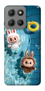 Чохол на Motorola Moto G15 Power Labubu in the pool фото 1 з 1