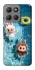 Чехол на Motorola Moto G15 Power Labubu in the pool фото 1 из 1