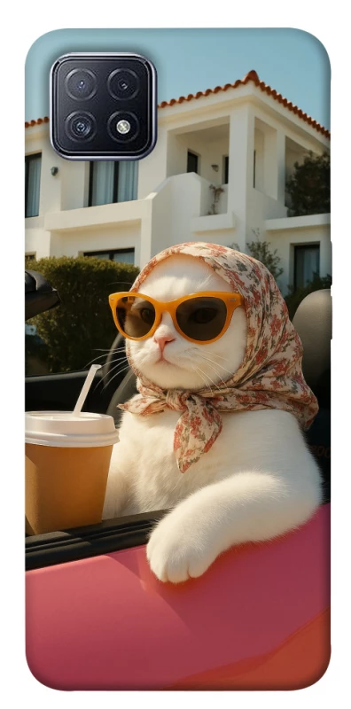 Чехол на Oppo A73 Stylish Cat Cruise фото 1 из 1