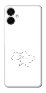 Чохол на Samsung Galaxy A06 Ukraine map фото 1 з 1