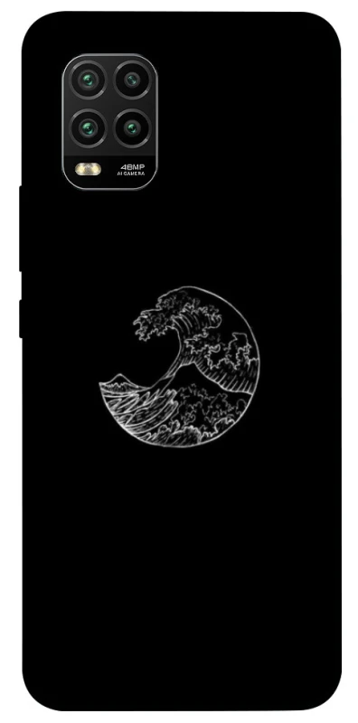 Чохол на Xiaomi Mi 10 Lite Black tsunami фото 1 з 1